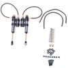 Tbest 2pcs Rc Crawler Shocks, Internal Spring Negative Pressure Shock