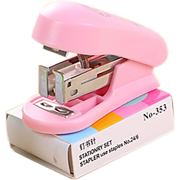 NoBrand Small Desktop Staples with Staple Remover, 2.5 Inch Labor