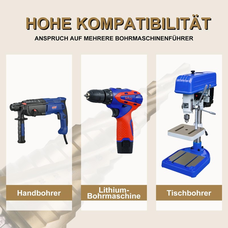 SALI HSS Step Drill [Φ4-12 mm, 9 Steps] Four Spiral
