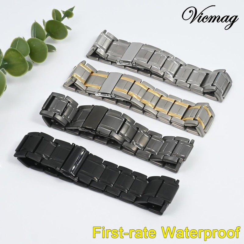 Vicmag 3X Magnetic Bracelet for Men Pure Titanium Bracelet 3500