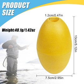 Rope Floats Marine Buoy Float, 4/8pcs Crab Trap Float Oval Water Float Deep Water Fishing Marker Buoys Water Ski Rope Floats Crab Trap Floats for Boats Swimming Anchor Lines Kayak Crabbing Trail Dock