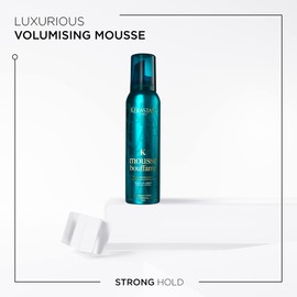 KRASTASE KRASTASE Mousse Bouffante Hair Mousse, Volumizing and Bodying Styling Product, Strong Hold, Heat Protectant with Vitamins for All Hair Types, 150ml