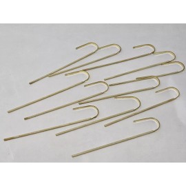 Unbranded 12 pcs Gold Metal 5" Craft Bookmark Shepherd Hooks Blanks Findings for Charms