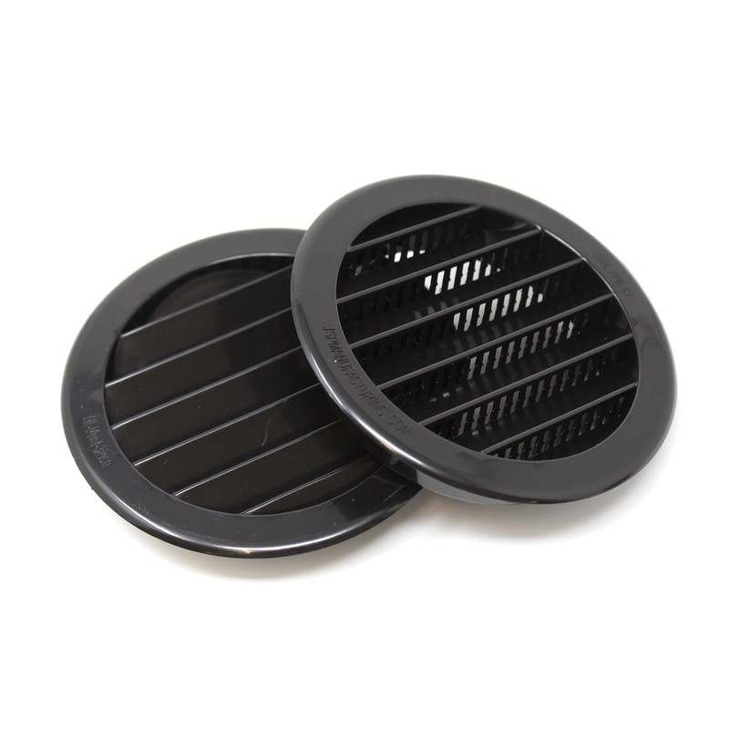 3" Round Plastic Louver Soffit Air Vent Reptile Screen Grille