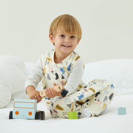 Duomiaomiao Sleeping Bag with Feet, 100% Cotton Sleeping Bag Baby 1.5 TOG Sleeping Bag with Legs All Year Round, Toddler Sleeping Bag 12-24 Months, Panda