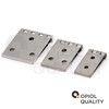 OPIOL QUALITY® Hinge Punched 100 x 40 mm Stainless Steel