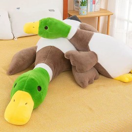 YUKOUQIAN Duck Stuffed Animal Cute Duck Plush Toy 29 inch for Girls Boys (lvtouya 70cm)
