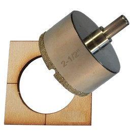 2 1/2 Diamond Hole Saw 2 1/2" Diamond Hole Saw for Shower Valve Porcelain Tile and Ceramic Tile Sink Drain and Granite Countertops 2 1/2 in Tile Hole Saw 2 1/2 Glass Hole Saw for Aquariums