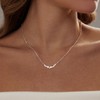 HERIER Silver Necklace for Women Sterling Silver CZ Diamond Necklaces