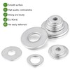 Flintronic Washers M5, Pack of 100 Flat Locking Washers, 304