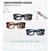 Hubeye 3 Pack Photochromic Glasses for Women Comfortable Fashion Sunglasses