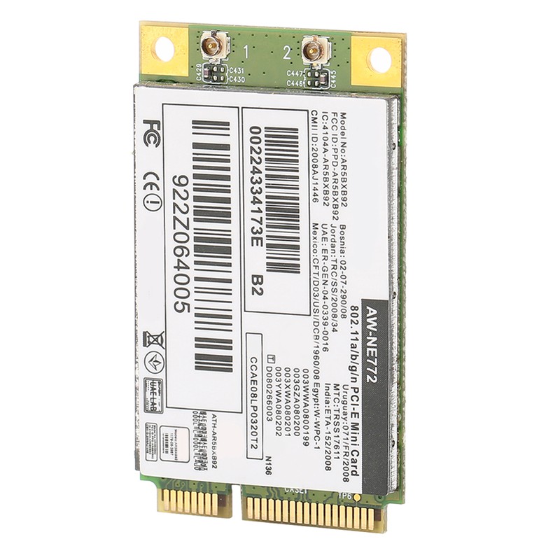 Wireless Network Card AR9280 AR5BXB92 DualBand 5G DriveFree Support for