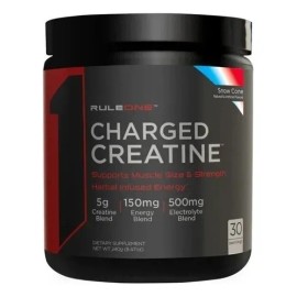 Creatina Monohidratada Con Sabor/energy Zero Rule 1 De 30srv Sabor Snow Cone