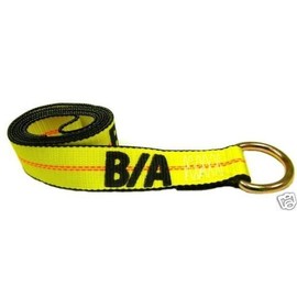 BA Products Qty. 8, 38-1-8-x8 8' Lasso Strap with D Ring (Set of 8) for Wheel Lift, Wrecker, Rollback, Tow Truck. Fits JerrDan, Century and More!