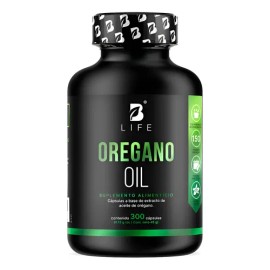 Aceite De Orégano De 300 Caps. Oregano Oil. B Life Sabor Sin Sabor                                                                                    