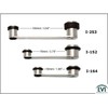 EVI Herrajes Doorstop with Swivel Retainer, for Door Thickness up