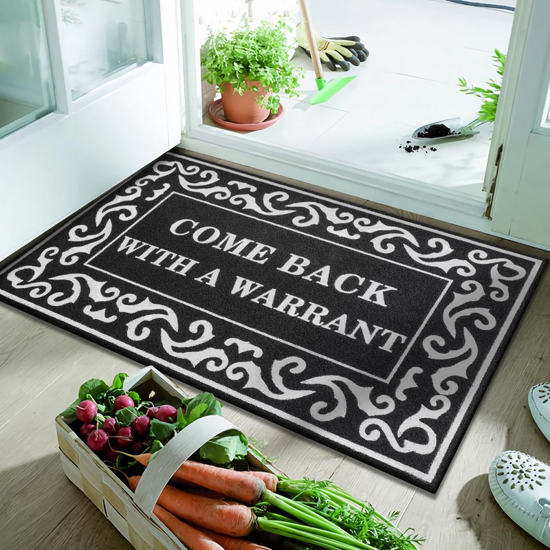 Lzuso Indoor Outdoor Door Mats Welcome Mat Come Back with