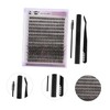 Healeved Diy Lash Extension Kit with Cluster Lashes Eyelash Bond