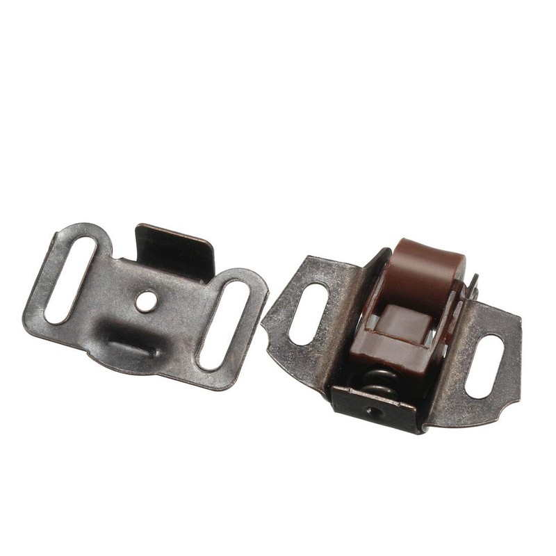 uxcell Retro Cabinet Wardrobe Door Single Roller Catch Ball Latches