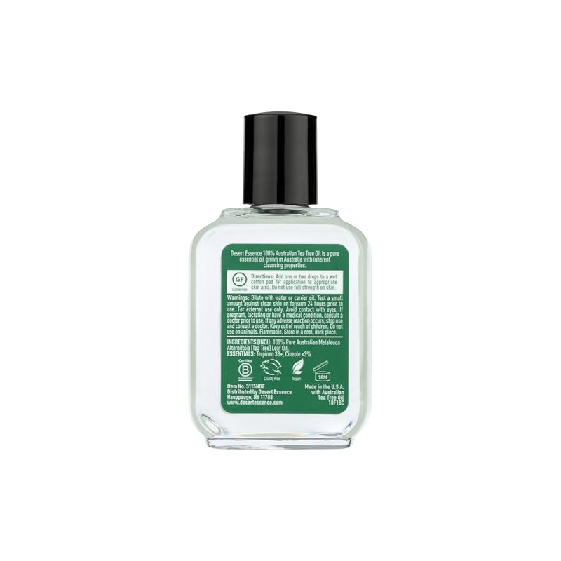 Desert Essence, Aceite de árbol 100 % Puro, 2-Onzas