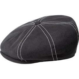 Kangol Heavy Washed Cap - Black/S Newsboy