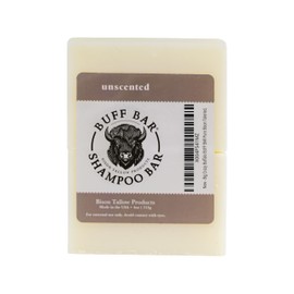 Big Crazy Buffalo Champú En Barra Buff Bar Pure Bison Tallow, Sin Perfume (Paquete De 2) Limpia, Hidrata, De Origen Natural, Sin Colorantes, Químicos 