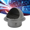 Stainless Steel Round Air Vent Louvered Cover Waterproof Windproof External