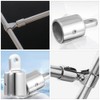 2pcs 25mm Bimini Slide clamp Stainless Steel Marine Grade Boat