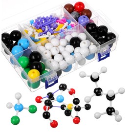 KICHOUSE 1 Set Organic Chemistry Model Kit Easy to Assemble Science Teaching Tool for Classroom Learning Interactive Molecular Structure Models for Students and Educators Durable Components