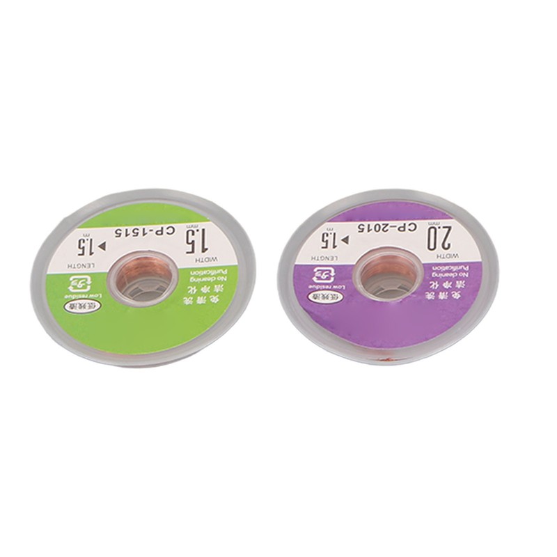 5 Pcs Solder Wick Set 1.5mm 2mm 2.5mm 3mm 3.5mm