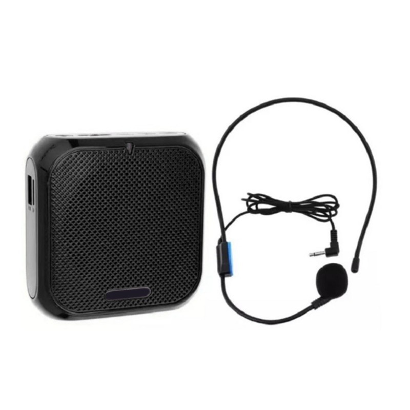 Wired Voice Amplifier Professional Mini Lightweight Microphone Amplifier with Lavalier