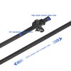Joneaz Mini Bungee Cord with Hooks 2 inch, 10-Piece, UV