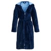Vossen Palermo Women's Bathrobe, Plain Colour - Blue - 10
