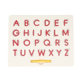 A Z Letters Alphabet Magnetic Drawing Writing Board Kids Educational Toys (Red)