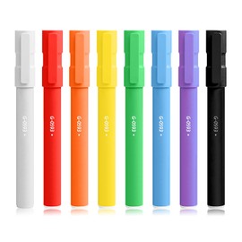 8 Pcs Glow in the Dark Face Body Paint,Blacklight Neon Face & Body Paints,Easily Cleanable Paint Set Neon Makeup Glow in the Dark Party Supplies A