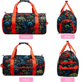 Bolsa de viaje de gimnasio para niñas, bolsa de gimnasia deportiva con compartimento para zapatos y bolsillo húmedo, bolsa de viaje de unicornio para adolescentes, bolsa de viaje para niños,