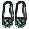 TIXIPEM Keychain Compass [2PCS] - Small Pocket Magnetic Ball Compass