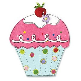 sizzix cupcake & cherry by Sizzix