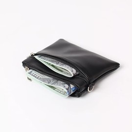 Monedero de cuello 4 colores, Negro