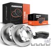 A-Premium 12.80 inch (325mm) Rear Vented Disc Brake Rotors +