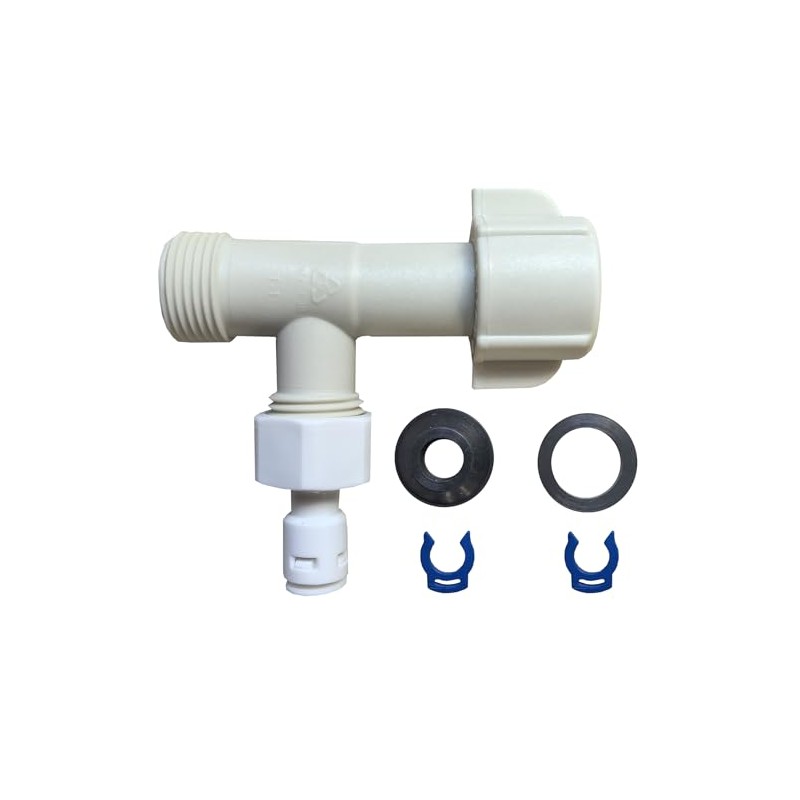 XCQQ Bidet Toilet Seat T Adapter, Plastic T Valve Adapter