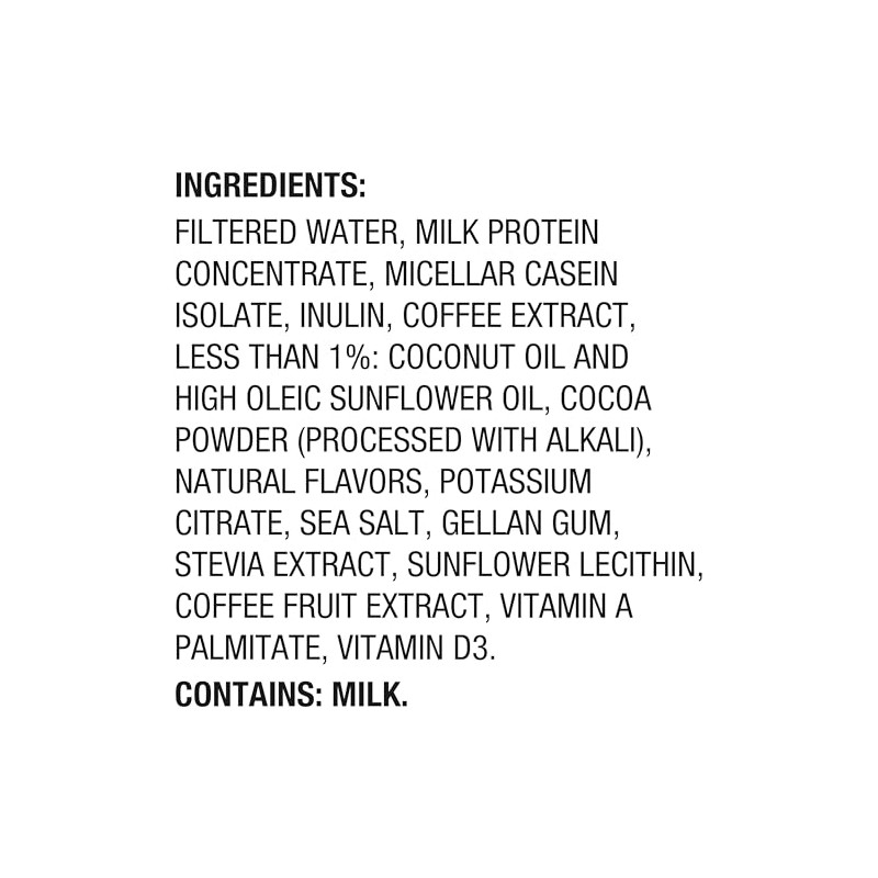 Oikos 30g Protein Shake, Mocha Latte, Shelf Stable, High Protein