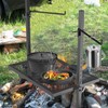 onlyfire Adjustable Grill Rotisserie System and Spit, Over Fire Camp