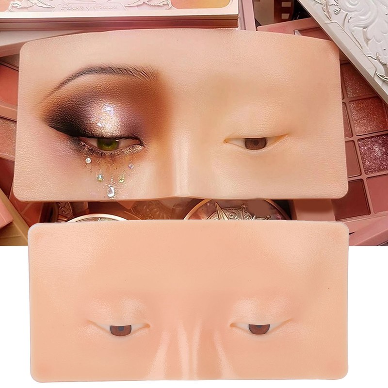 Makeup Practice Board Eyebrows Stick Eyelash Professional Fake Practice Skin