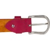 styleBREAKER Studded belt with different coloured small studs, belt, shortenable,