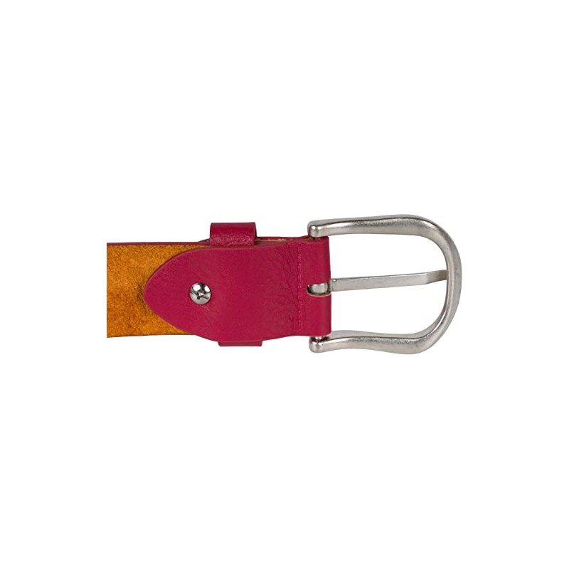 styleBREAKER Studded belt with different coloured small studs, belt, shortenable,