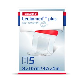 Leukomed T plus skin sensitive, 8cm x 10cm, 5 pezzi