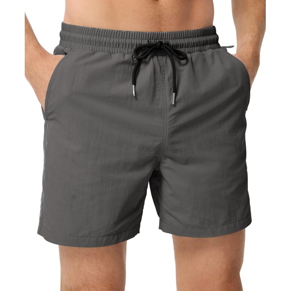 JMIERR Mens Swim Trunks Swimming Shorts with Mesh Lining Swimwear