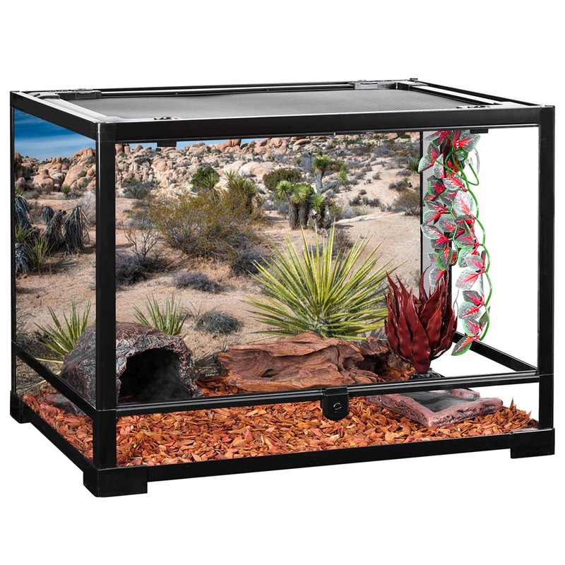 MIRRORANG 120 x 61 cm Desert Dune Reptile Terrarium Aquarium