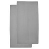 Meyco 564204 Jersey Fitted Sheet, Pack of 2, 60 x